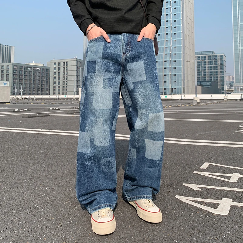 

Guangzhou Xintang Low Waist Men's Jeans Spring Hong Kong High End Luxury Brand Casual Comfortable Stretch Cotton Denim Pants