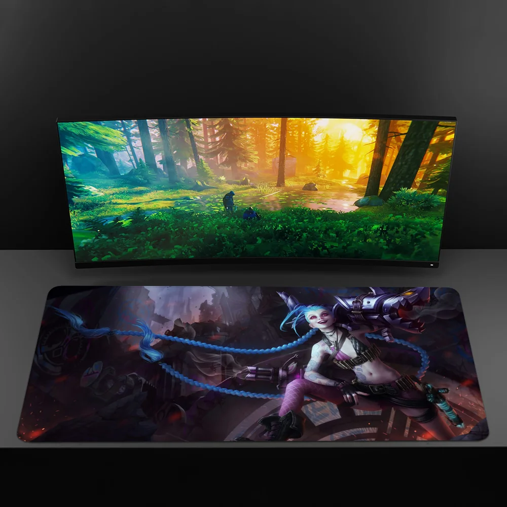 J-Jinx Shooter L-LOL Mousepad Mousepad New Arrivals Large Gaming Mousepad L XL XXL Gamer Mouse Pad Size For Keyboards Mat