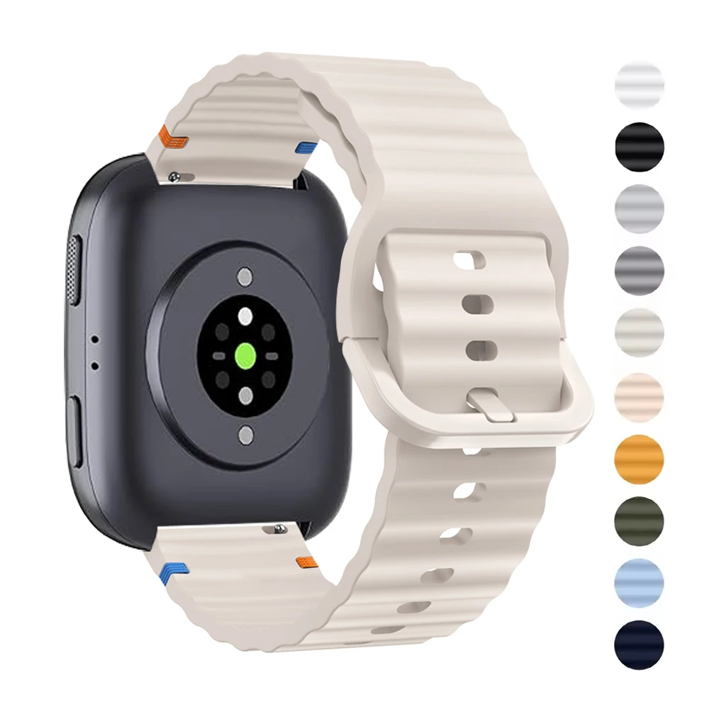 Ремешок 20 мм 22 мм для Amazfit bip 6/bip 5/GTR 4 Pro/3/2/GTS 4 mini/3/2/балансирующий спортивный браслет для часов Correa amazfit active 2 Band