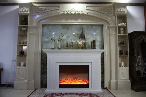 Bestseller Vintage European Style Decor Home Electric Marble Fireplace Mantel With Heater