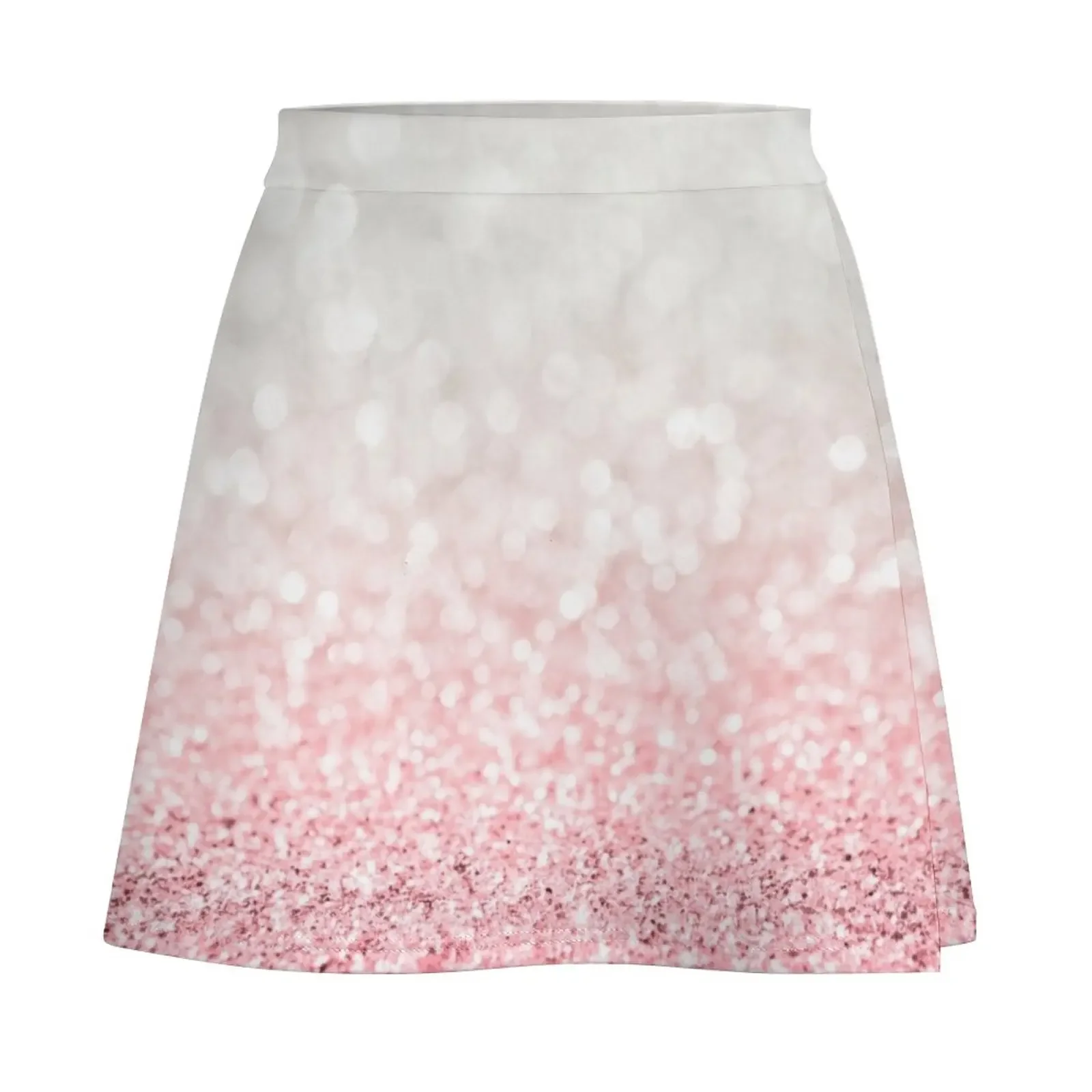 Pink Ombre Glitter Mini Skirt night club outfit skirts japanese fashion korean style