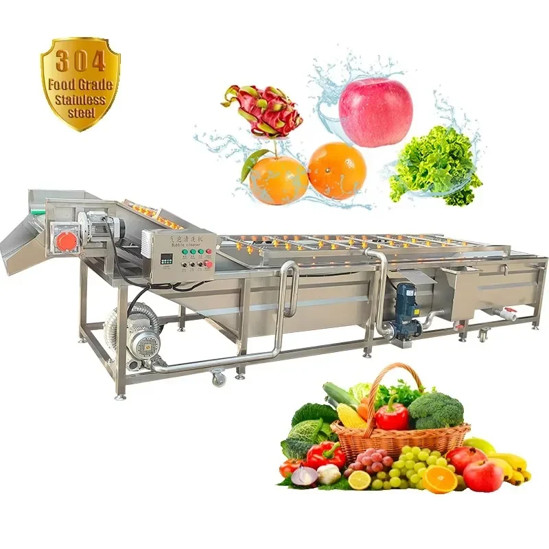 【Seller's Recommendation】Commercial Industrial Fruit Cleaner Vegetable Washer Washing Machine for Fruit and Vegetable