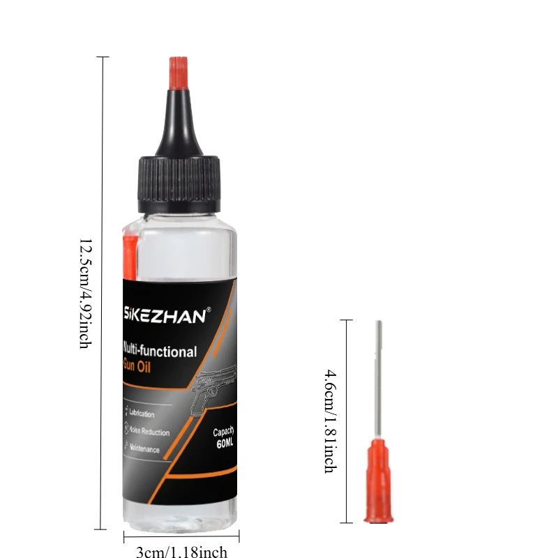 زيت تشحيم مسدس الصيد – زيت تنظيف وصيانة عالي الأداء للعمل السلس والتشحيم وحماية الصدأ