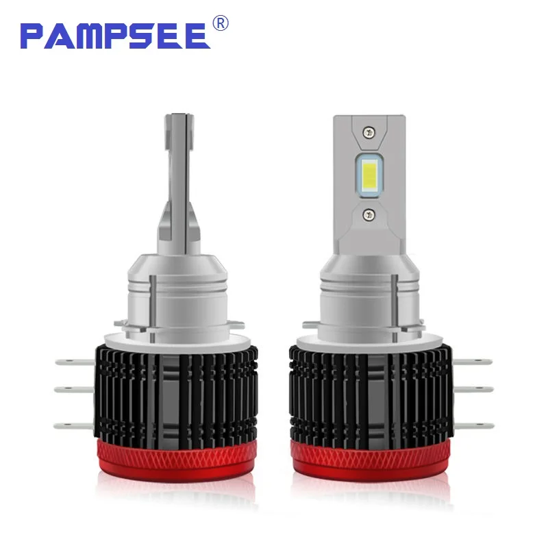 

2Pcs H15 LED Bulb Canbus Car Headlight High Beam Daytime Driving Running Light DRL12V 6000K White Auto Lamp for VW Audi BMW