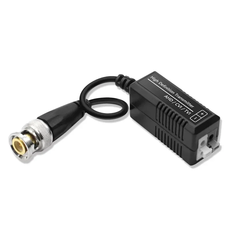 

B04B-5Pairs Balun BNC Male To UTP Network Camera For HD TVI AHD Cvl Camera CCTV Video Balun BNC To CAT5 CAT6 Utppassive Video