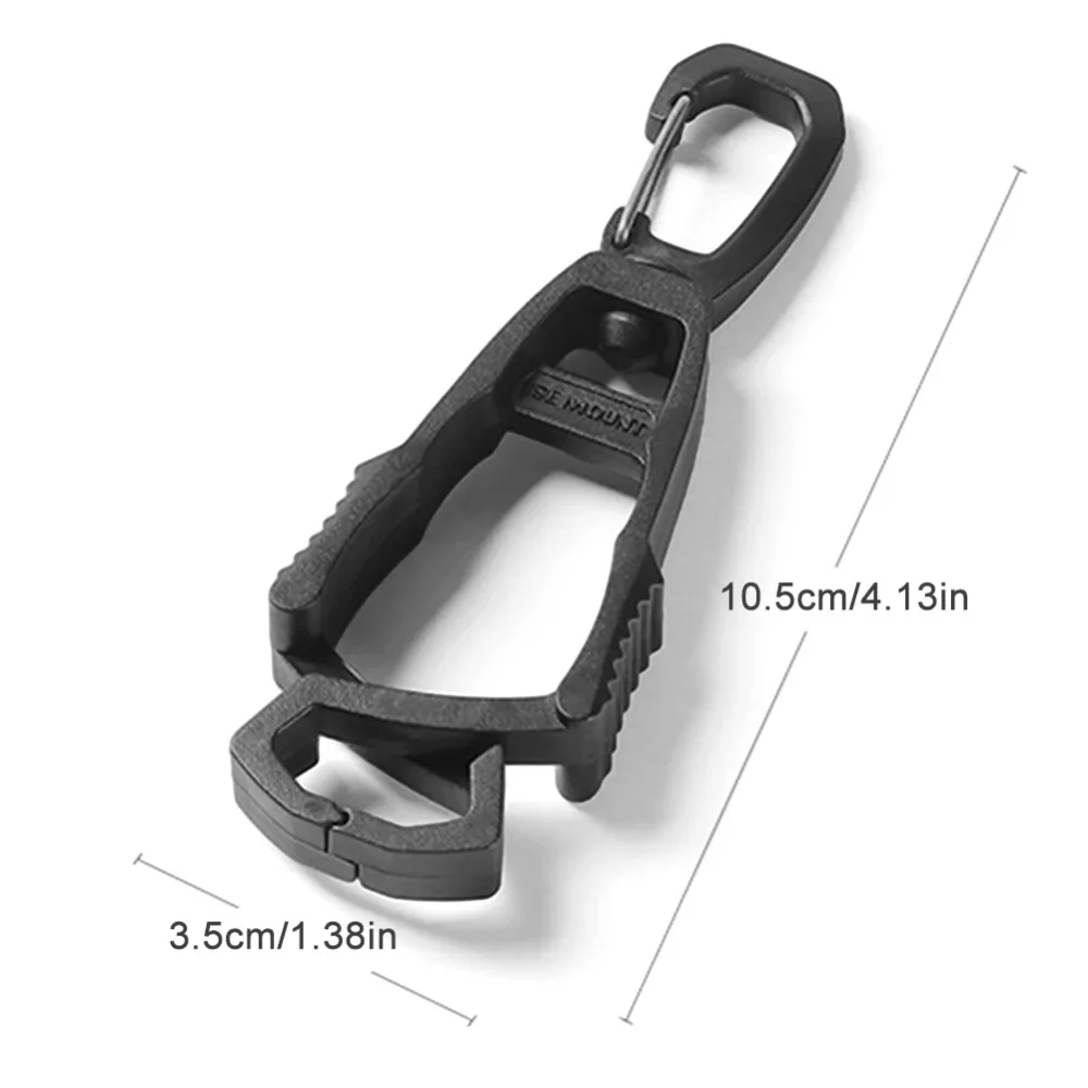 Z-shaped Interlocking Protective Gloves Clip 360-degree Rotation Anti-drop Work Gloves Holder Portable Safety Glove Keeper