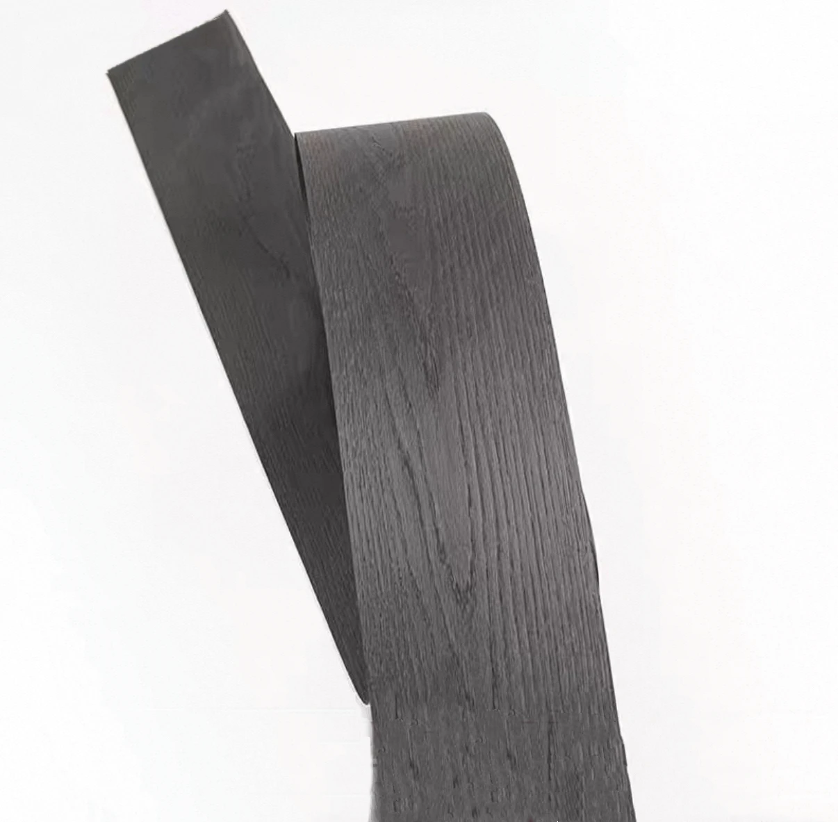 

2.5 meters long and 0.2 meters wide, naturally dyed black nice with non-woven bottom solid wood leather thickness 0.2 mm