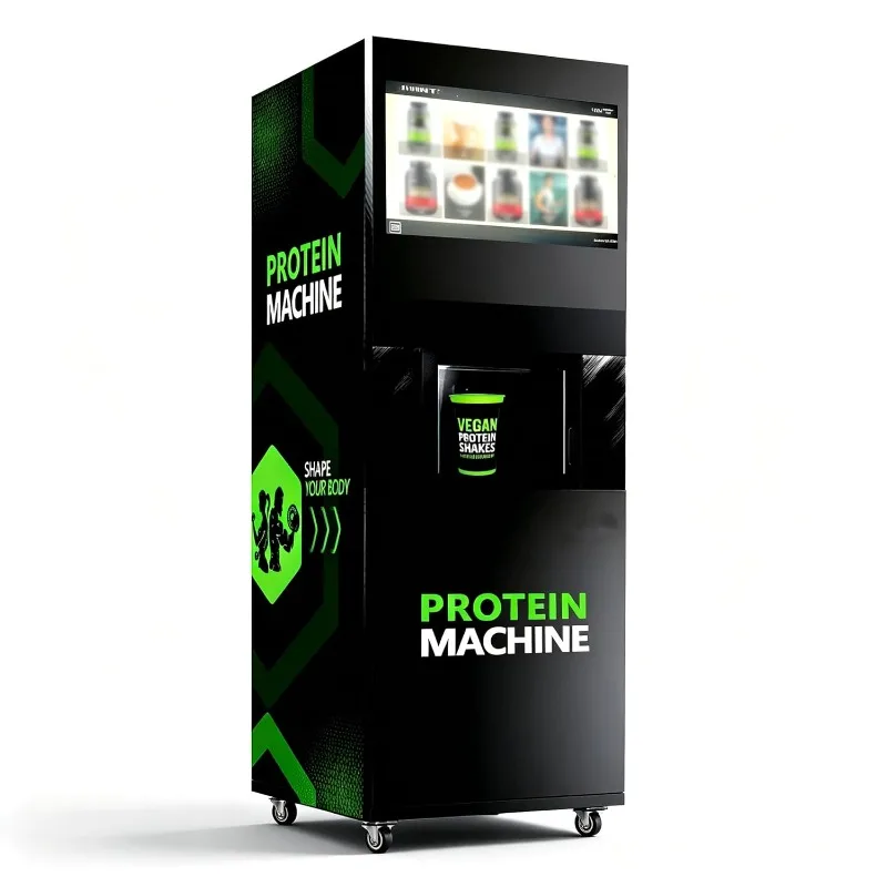 Custom Protein Shake Vending Machine, Smart Nutrition Beverage Dispenser with Multi Flavor Protein Powder Drink Equipment