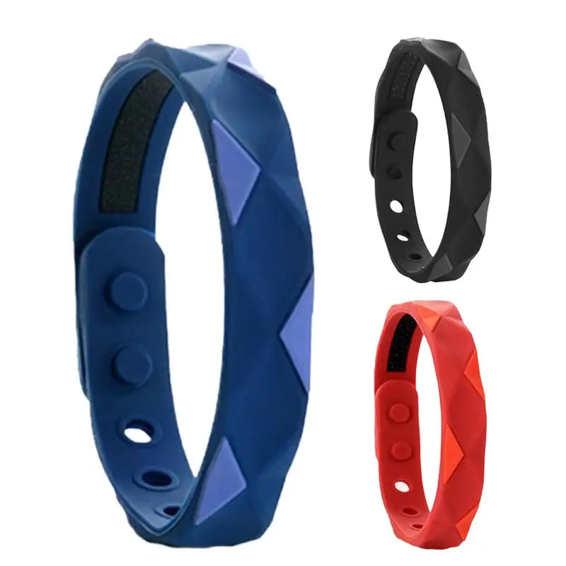 Anti Static Wristband Sport Bracelet Wristband Lightweight Water Resistant Adjustable Sport Silicone Wristbands Improve Sleep