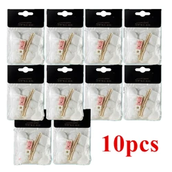 10Set Vervangende Reparatie Upgrade Accessoires Olie Absorberende Katoenen Wicks Katoenen Pad Kit Voor Zippo Zorro Kerosine Aansteker