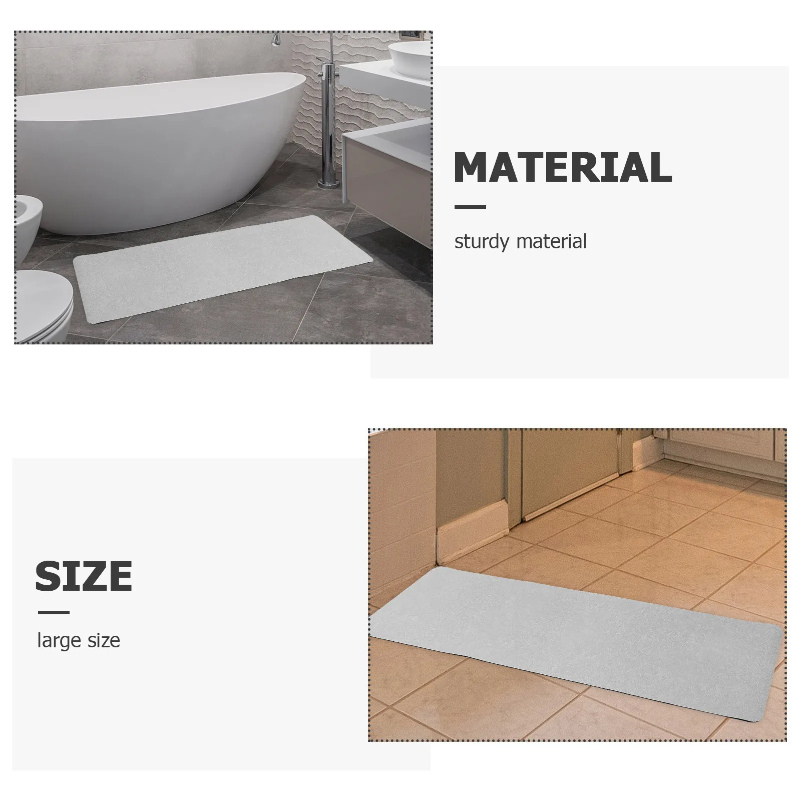 

Water Absorption Non-slip Mat Absorbent Floor Bath for Tub Absorbing Diatom Mud Bathroom