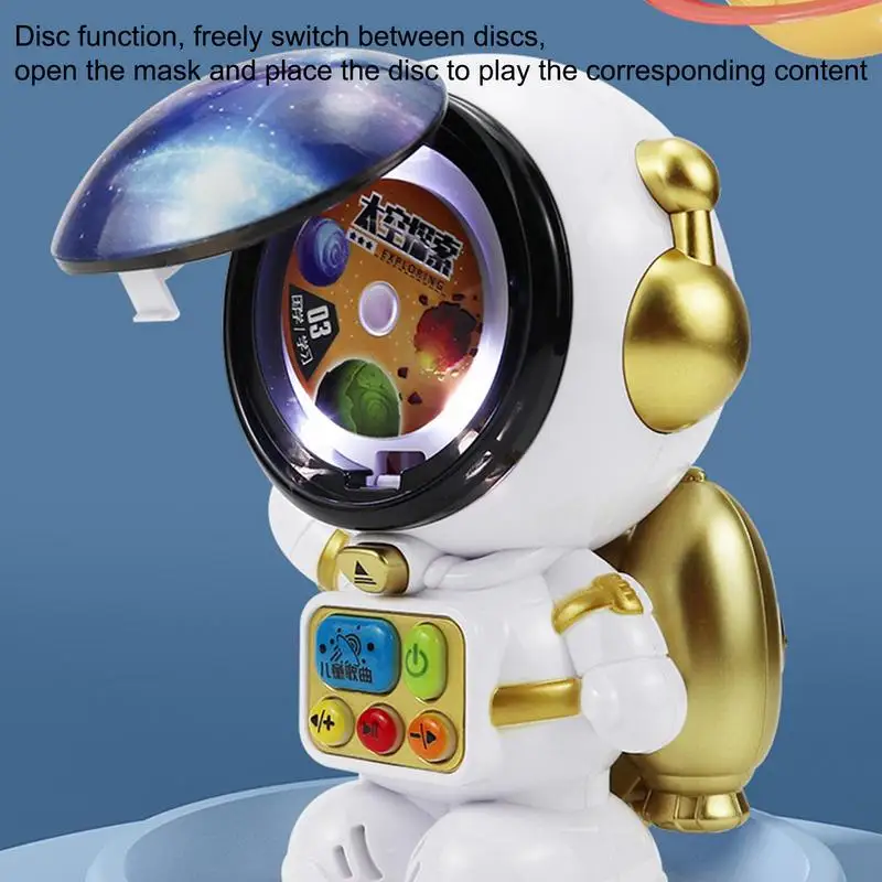 Astronaut Toys For Boys Electric Story Telling Machine For Kids With 3 Discs Early Childhood Storytelling Toys For Kids Boys