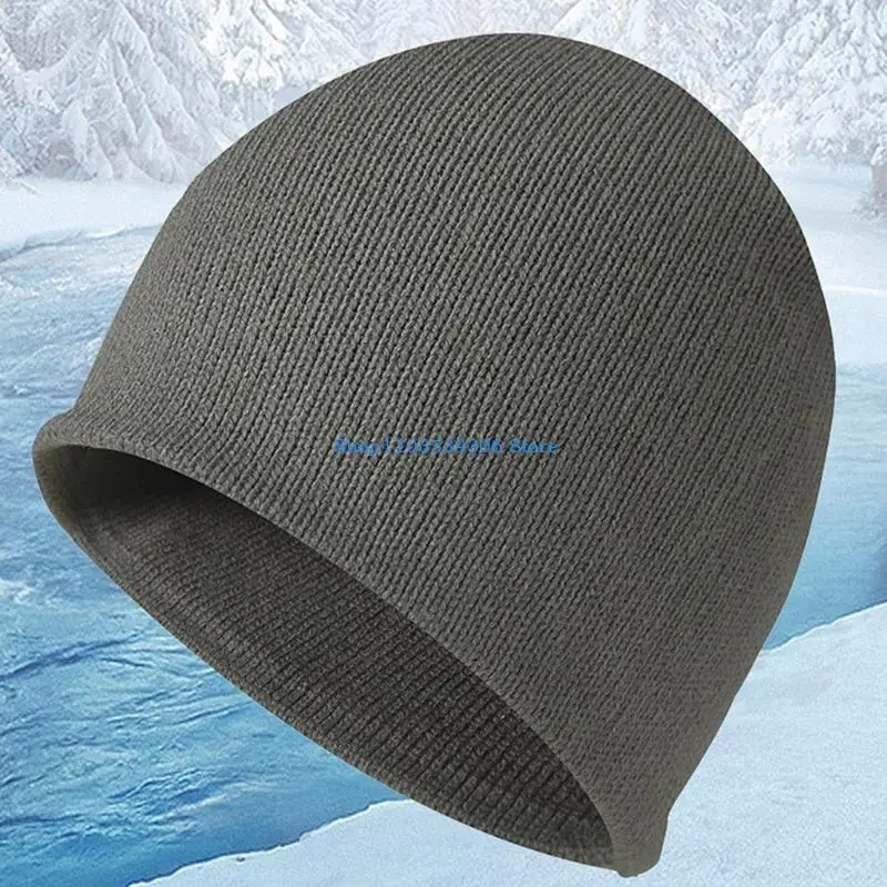 400A Reflective Hat High Visibility Winter Sport Unisex Warm Winter Hat Windproof Cycling Hat for Skiing Cycling