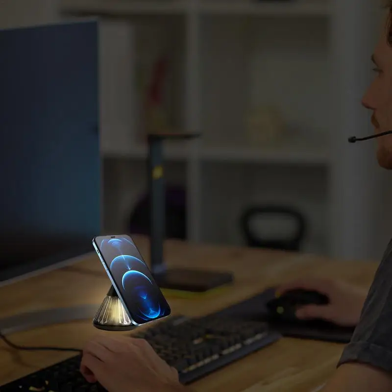 Wireless Charger Night Light High Quality Stylish and Unique Distinctive Conical Design Perfect For Home Bedroom Ambiance