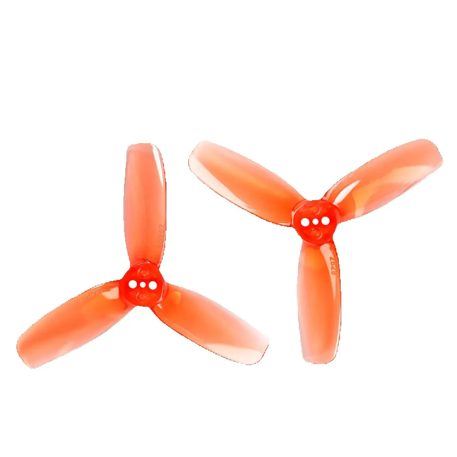 2 Pairs Gemfan 2828-3 71.12mm 3-Blade Propellers, for 1506 Motor 200mm Whoop Drone, T-Mount 1.5mm Upgrade Set