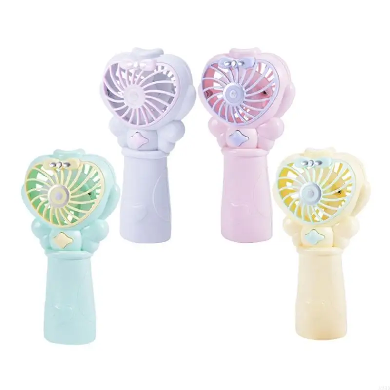 A2BD Powerful Mini Handheld Fan Design Small Hand Fan for Kids Girls Women Man Indoor Outdoor Travelling Cooling Fan