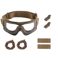 Wosport W810 Goggles Clear Lens Airsoft Protective Eyewear, Windproof Dustproof Shooting Motocross Motorcycle Glasses