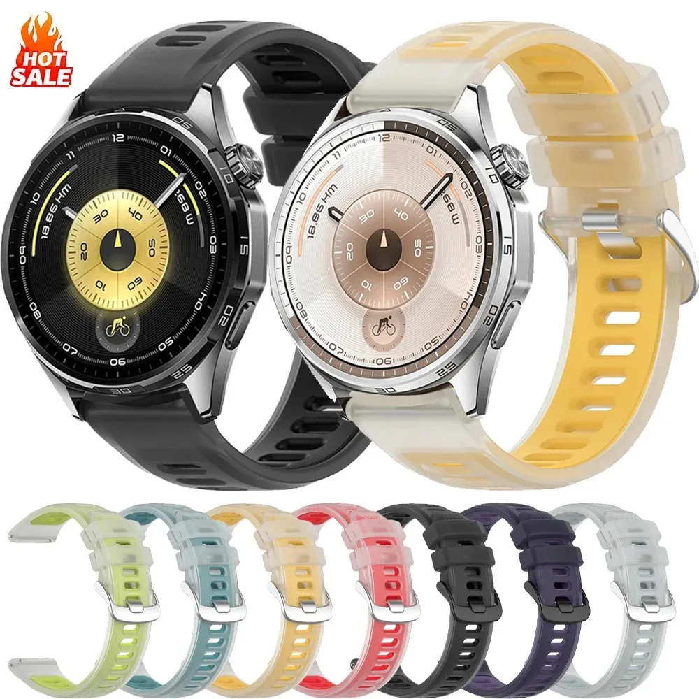 Silicone Strap 20 22mm For HUAWEI WATCH GT7 Pro GT6 Pro GT5 Pro GT Runner 2 Bracelet Correa HUAWEI WATCH 5 4 GT7/6/5/4 46mm Band
