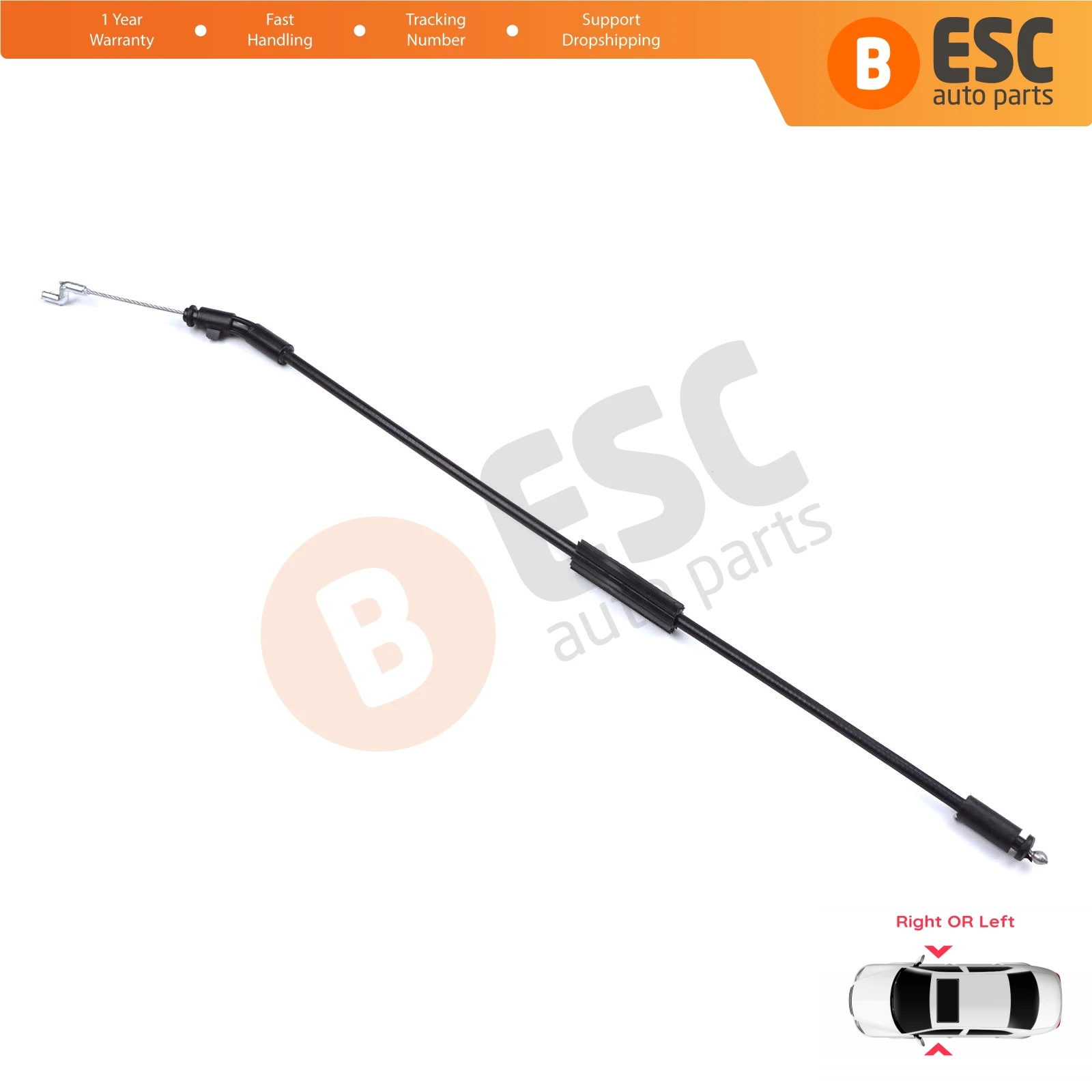 

ESC Auto Parts EDP926 Outer Door Handle Release Lock Latch Bowden Cable Front 805020022R for Renault Fluence Ship From Turkey