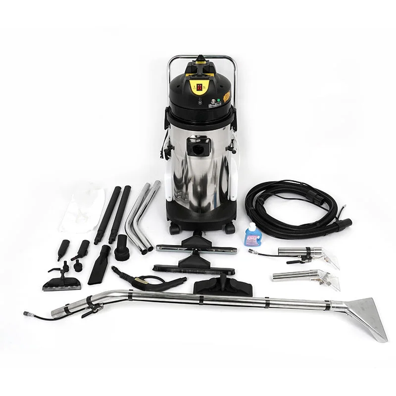 Wet & Dry Robot Vacuum 1800W Copper Wire Brush Motor 40L Capacity Commercial Dust Collector for Car Cleaning