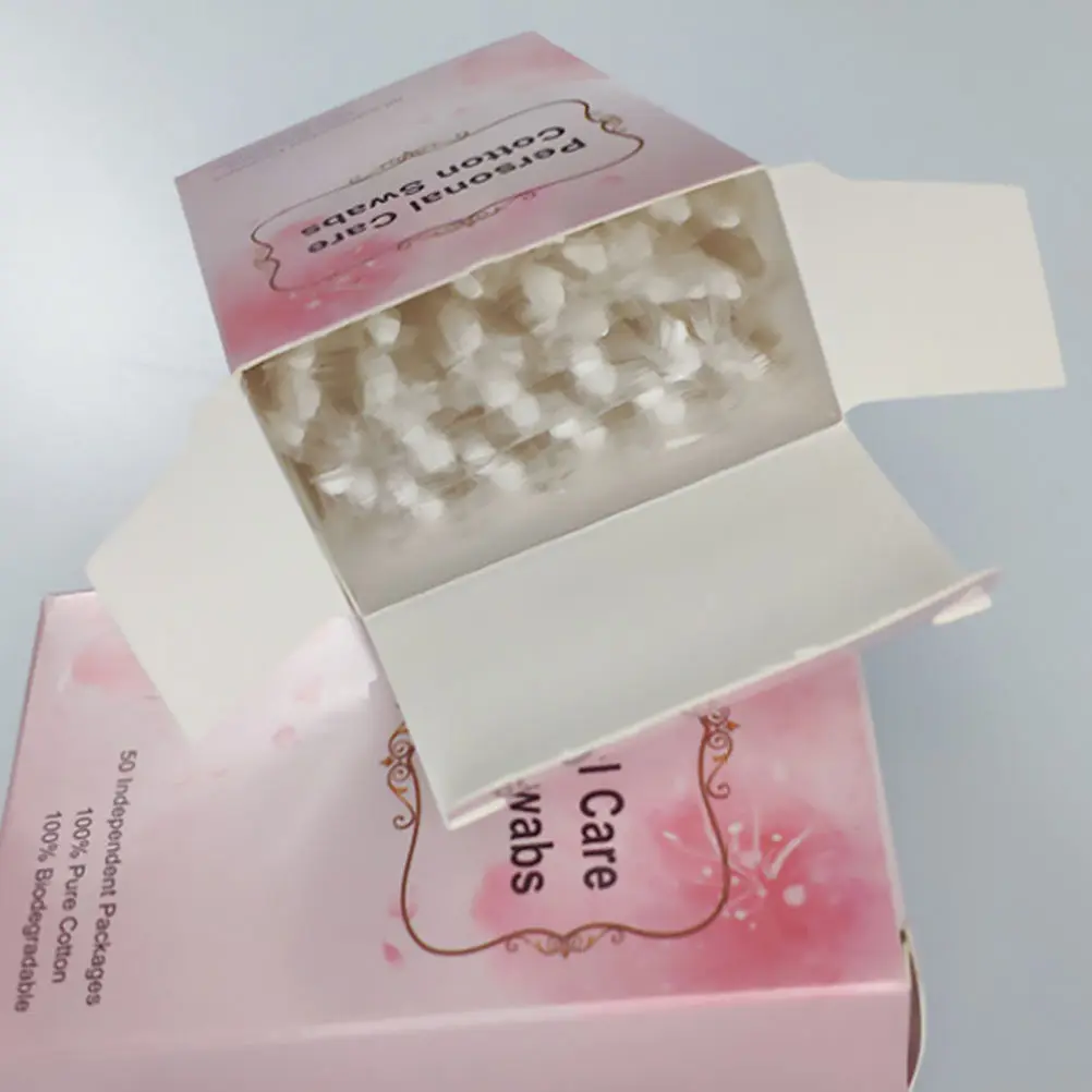 

150Pcs Cotton Swabs Double Head Wooden Stick Absorbent Make Up Cleaner Travel Home Sanitary Cleaning Dust Removal