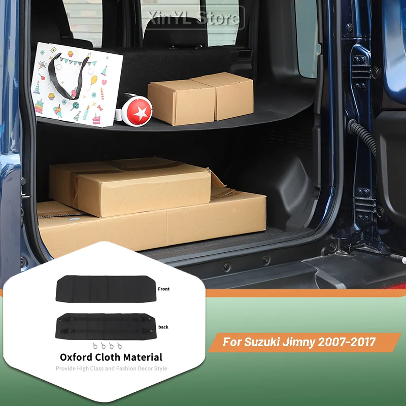 

Организация штор крышки багажника автомобиля для Suzuki Jimny 2019 Up, 4-дверная версия, аксессуары для салона автомобиля