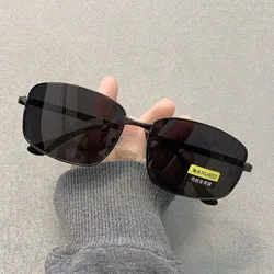 Polarized Folding Sunglasses for Men's Driving Day and Night Dual-purpose Square Driving Color Changing Sunglasses