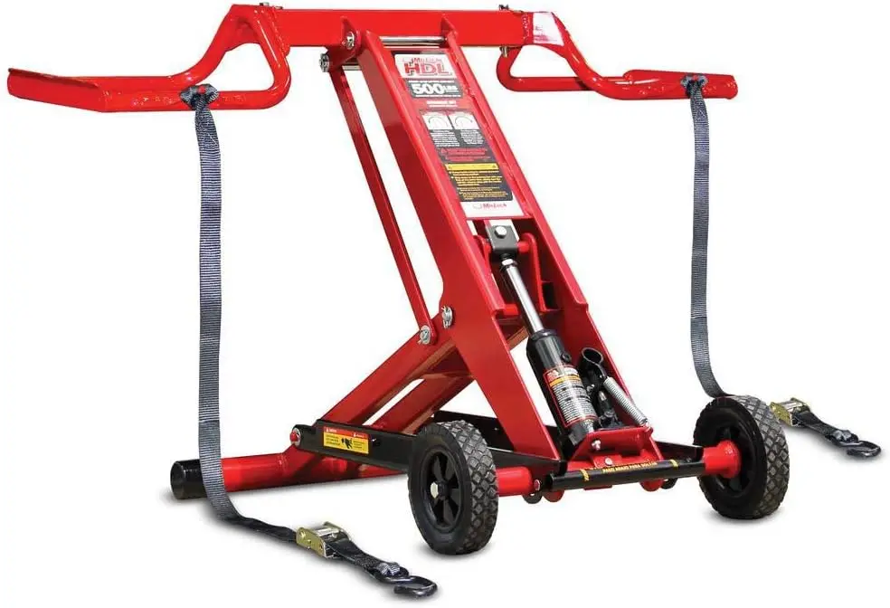 Hydraulic Cylinder Lift Jack for Zero Turn Radius Riding Lawn Mower Maintenance and Repair, 500lb Lifting Capacity