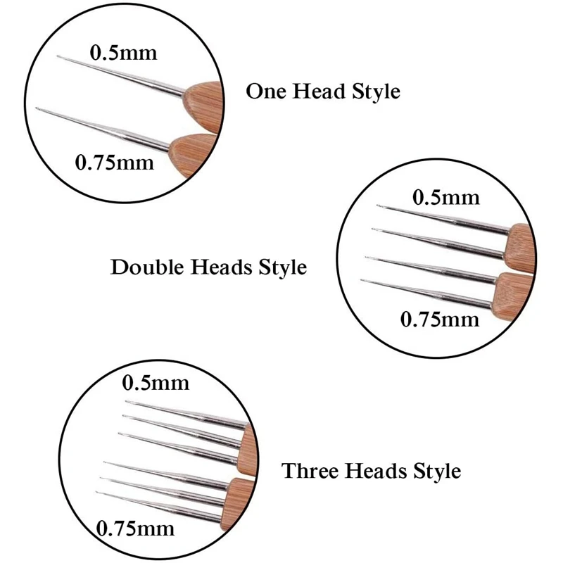 خطافات الكروشيه ذات القفل الخفي ، مجموعة أدوات قفل الفزع ، خطاف المزلاج ، إبرة للشعر المجدول ، صناعة السجاد وغيرها من الحرف اليدوية