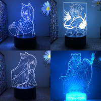 Kamisama Kiss Love Very Nice God Tomoe 3d Led Lamp For Bedroom Manga Night Lights Anime Avatar Figure Room Decor Gift Luces