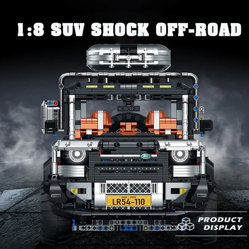 

1:8 Scale Supercar Model Building Blocks Over Road Technical Bricks Sets High tech Decoration Assembly 4817PCS Kid Toys For Gift
