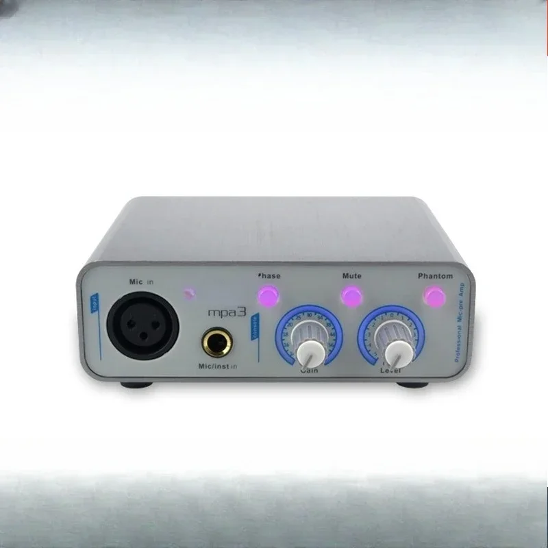 Professional microphone amplifier, voice amplifier, recording tool