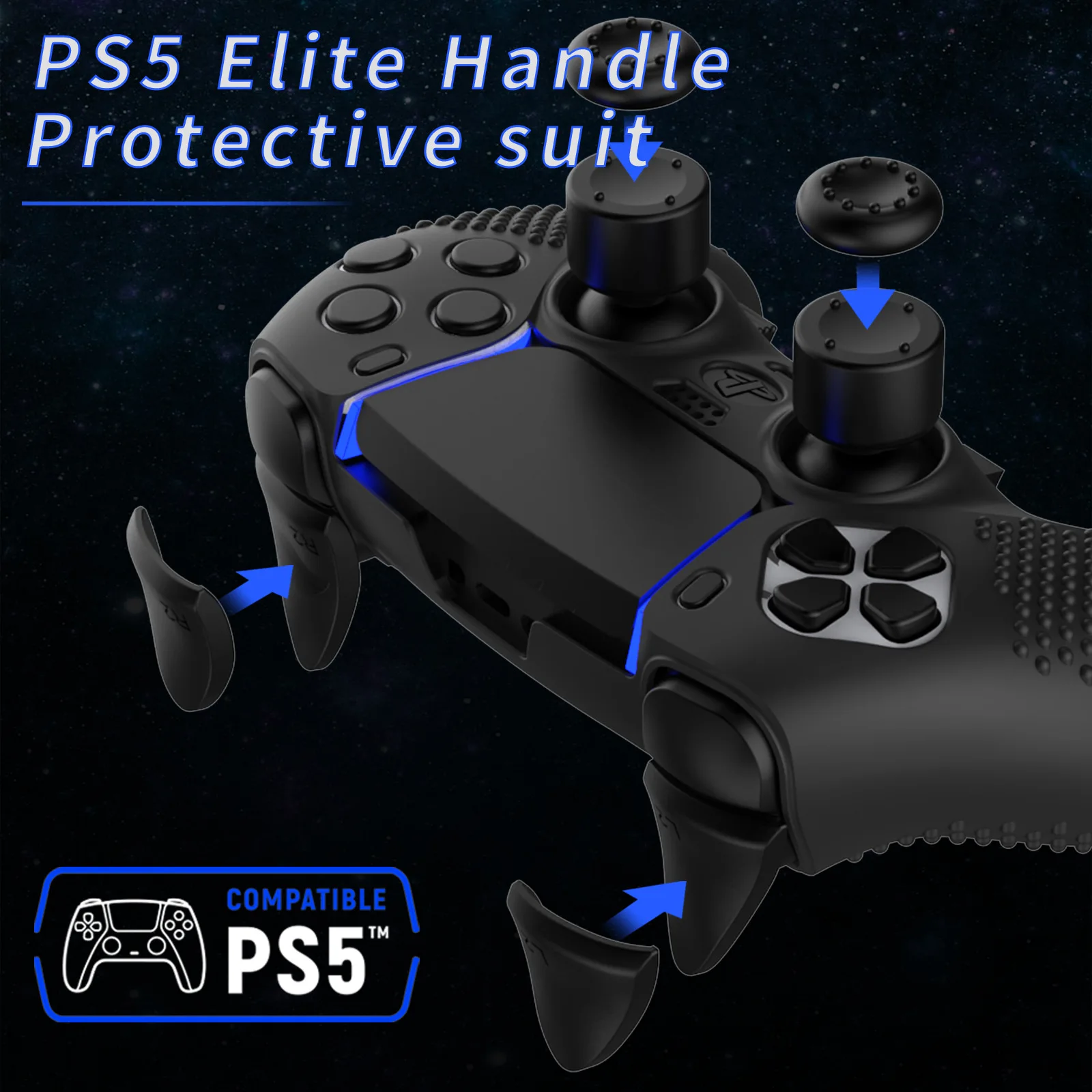 PS5 Edge Controller Cover, Protective Case for DualSense5 Edge Controller