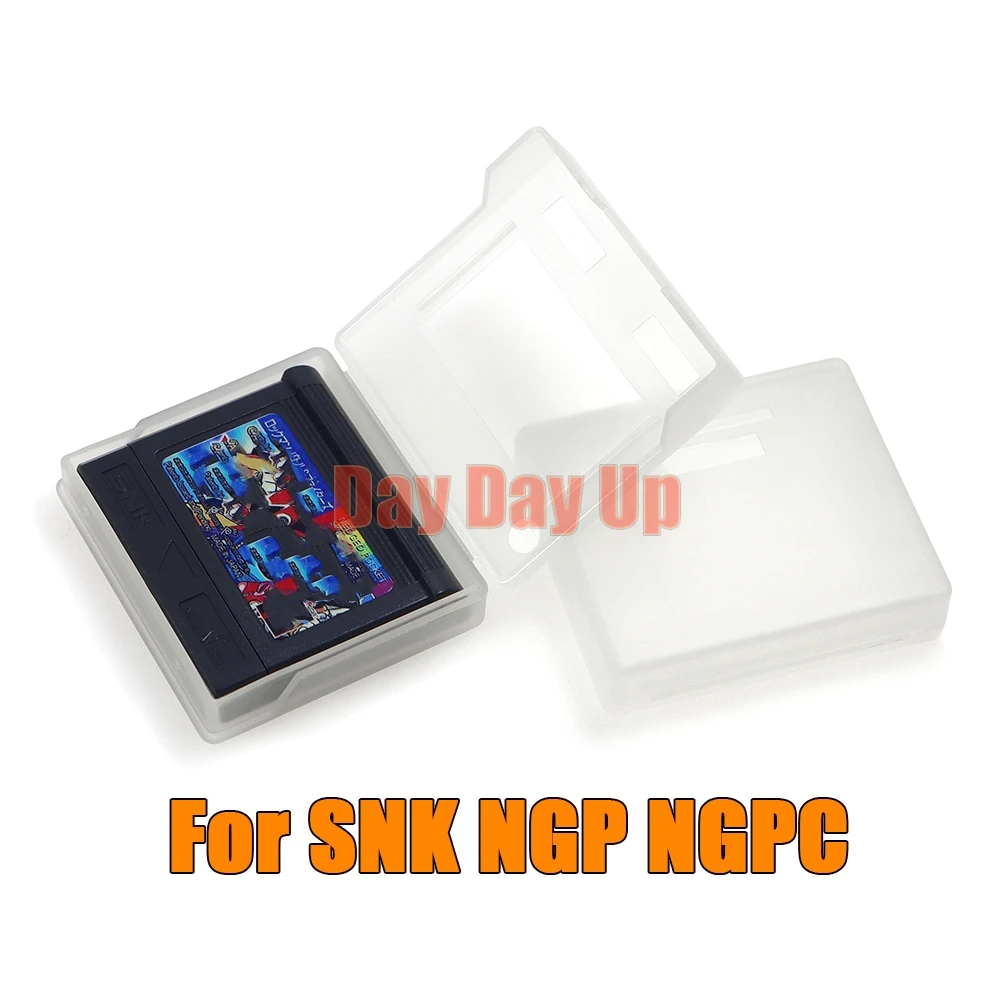 NGPC NGP 용 SNK NEO GEO 포켓 컬러 게임 카드 케이스 용 20PCS 플라스틱 투명 투명 상자