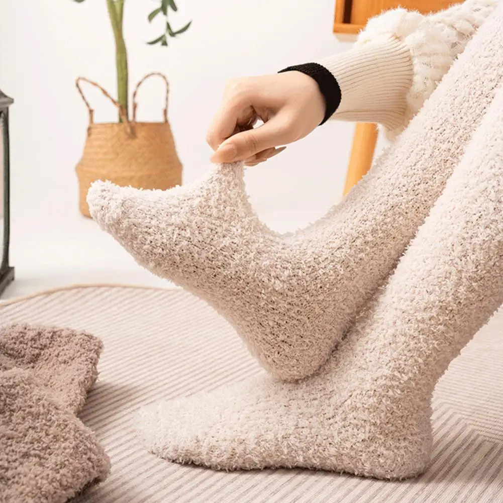 Precision Stitched Thigh Highs Extra Long Fuzzy Leg Warmers for Women Plush Thigh High Boot Stockings Soft Over Knee for Winter