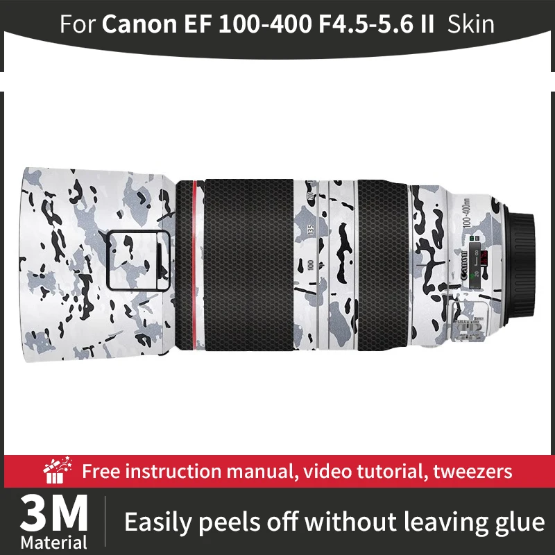 For Canon ef 100 400mm ii Skin Canon EF 100-400 F4.5-5.6 II Camera Lens Skin Anti-scratch Camera Lens Sticker protective film