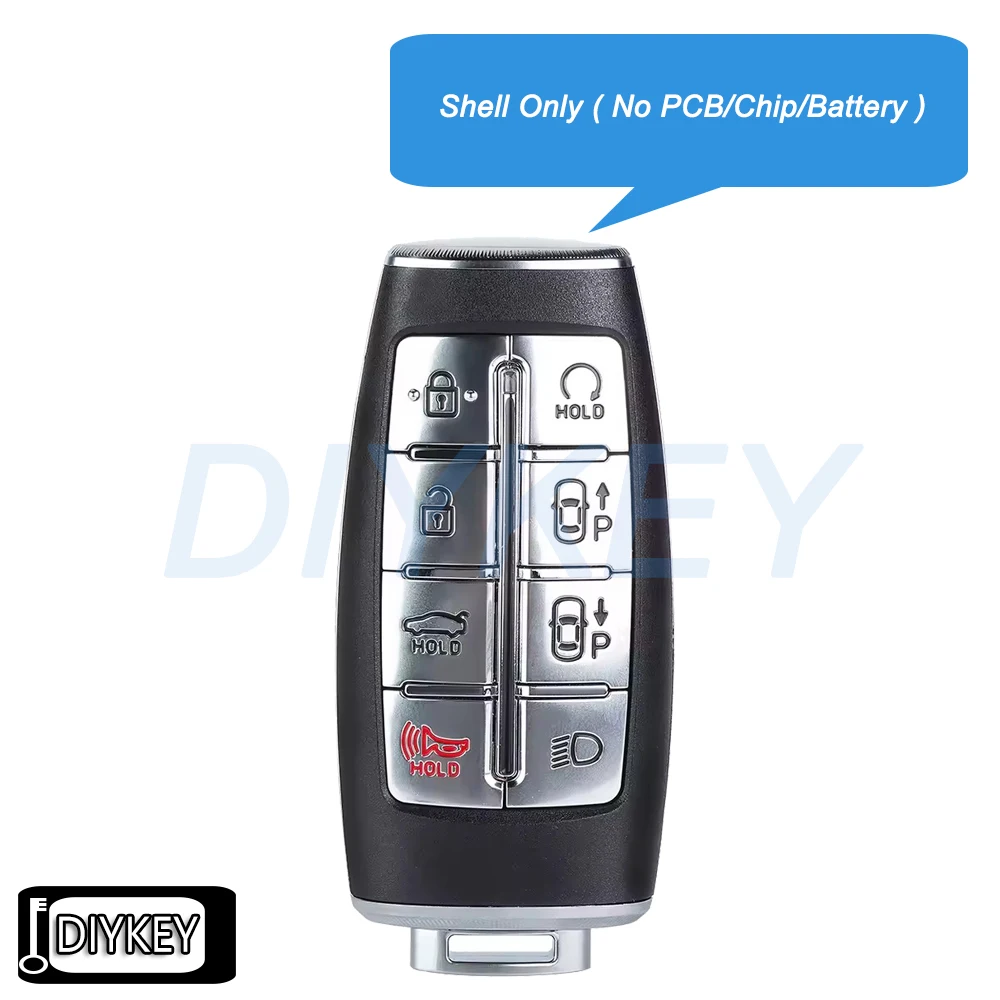 

8-кнопочный чехол для смарт-брелока с дистанционным управлением, сменный чехол для Genesis GV70 GV80 GV90 2020 2021 2022 2023 2024