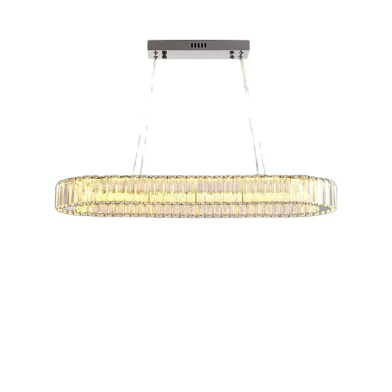 

Living room modern minimalist French light luxury master bedroom dining room chandelier, crystal lamp