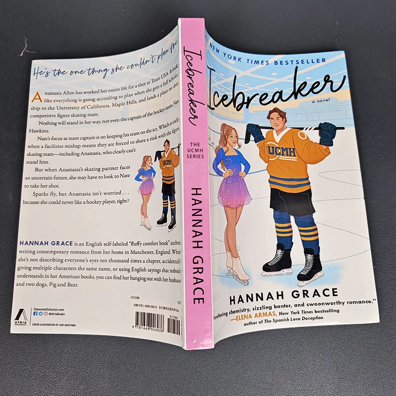 1 book Icebreaker By Hannah Grace in English A Novel Book Paperback 2024