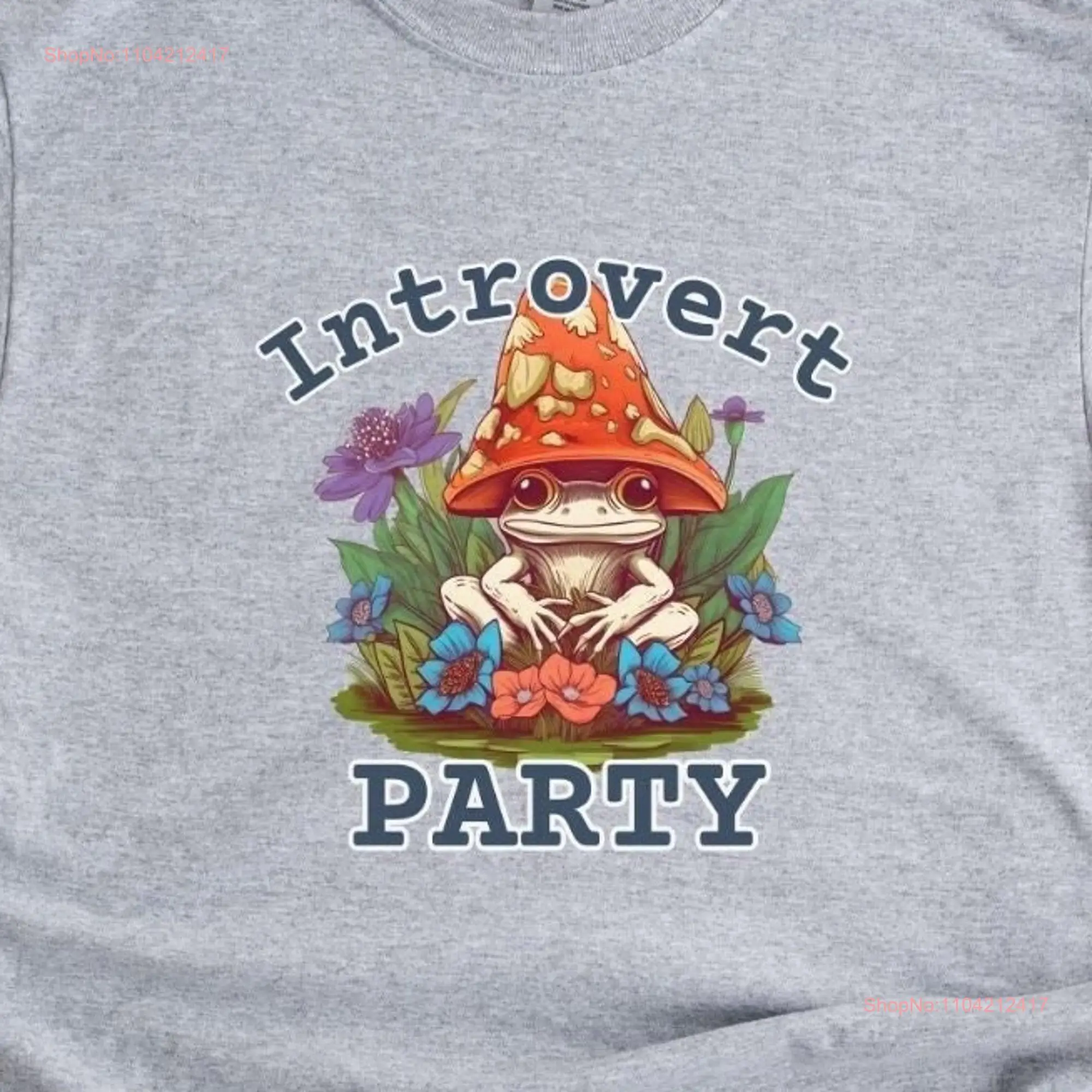 Introvert Party T shirt Softstyle  Soft Crewneck Top Roomy Pullover long or short sleeves