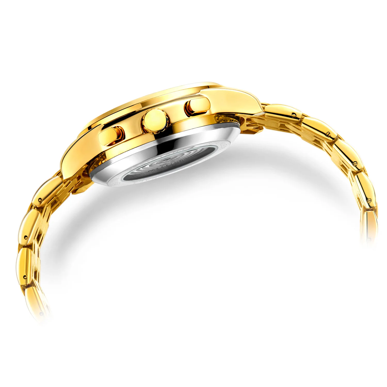 Relógio masculino Oubogea Fashion Business - Mecânico automático, multifuncional, à prova d'água