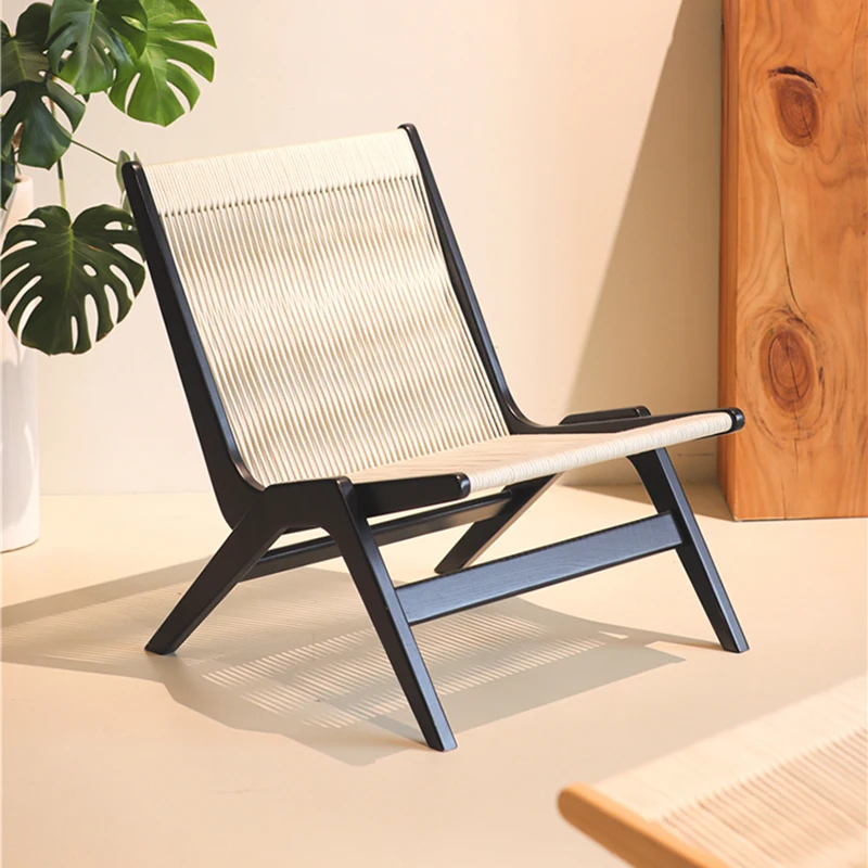 

Nordic Italian minimalist leisure recliner living room balcony bedroom backrest single chair