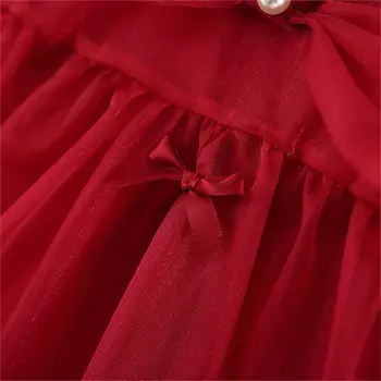 0-3歲可愛童裝幼兒夏季女孩無袖連身裙甜美大蝴蝶結兒童生日派對婚禮晚禮服 10 最佳銷售 幼兒生日禮服 - №5