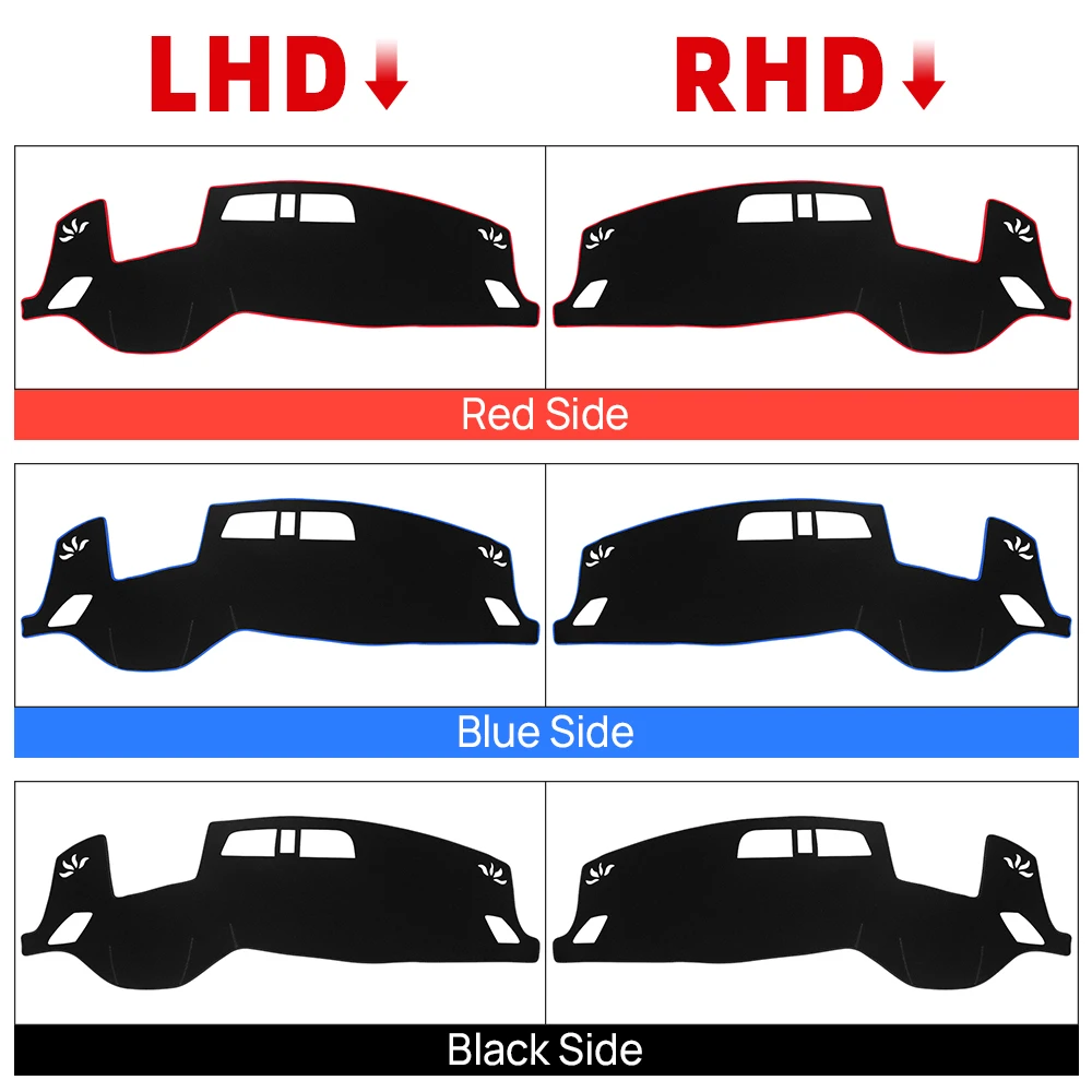 Auto Dashboard Covers Vermijd Licht Pad Zonnescherm Anti-Uv Tapijten Antislipmat Voor Mitsubishi Outlander 4GM GN PHEV 2022 2023 2024