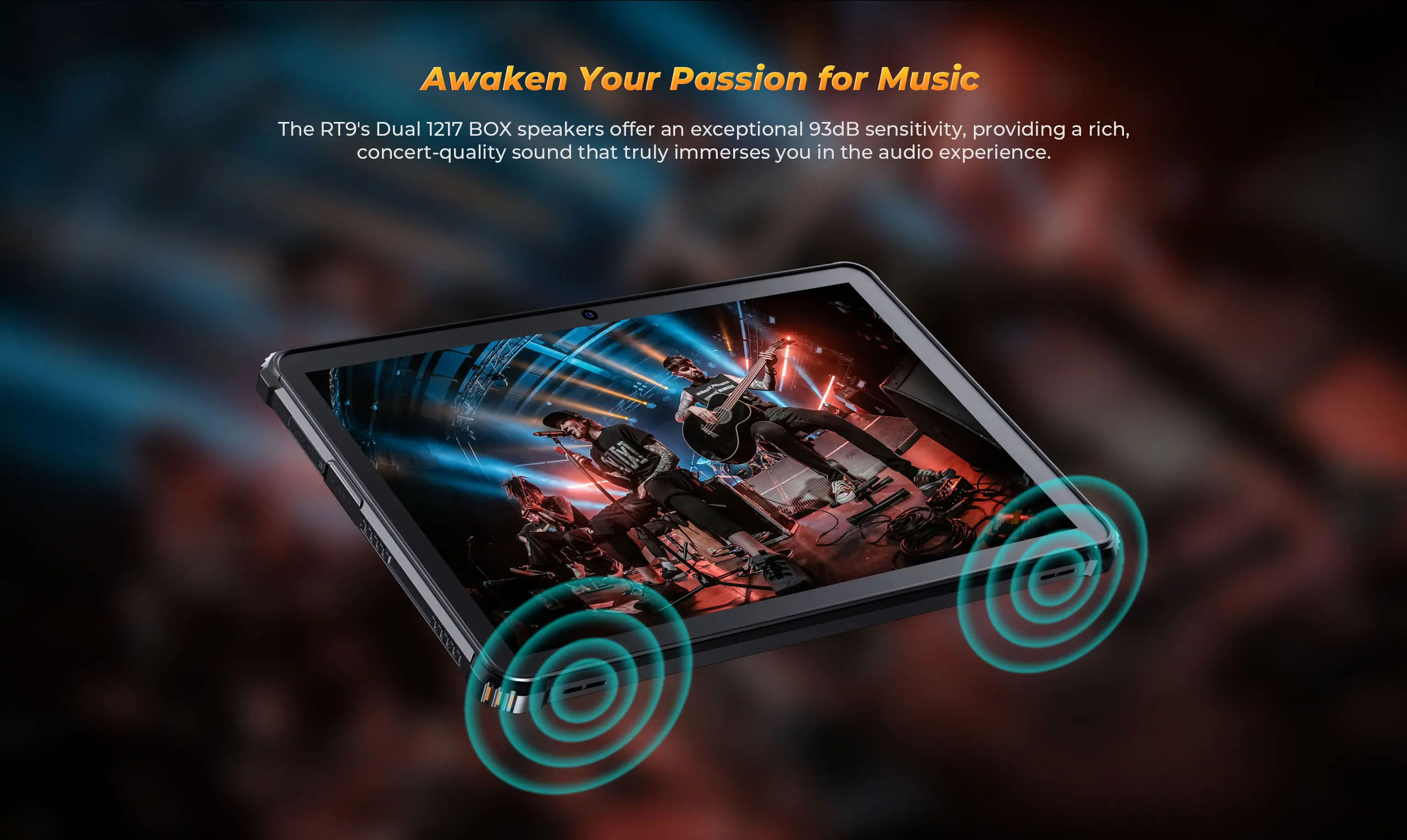 Oukitel RT9 10.1" HD Display Rugged Tablet 11000mAh Battery 24GB RAM 256GB ROM Rugged Table Android 14.0 Tablet PC