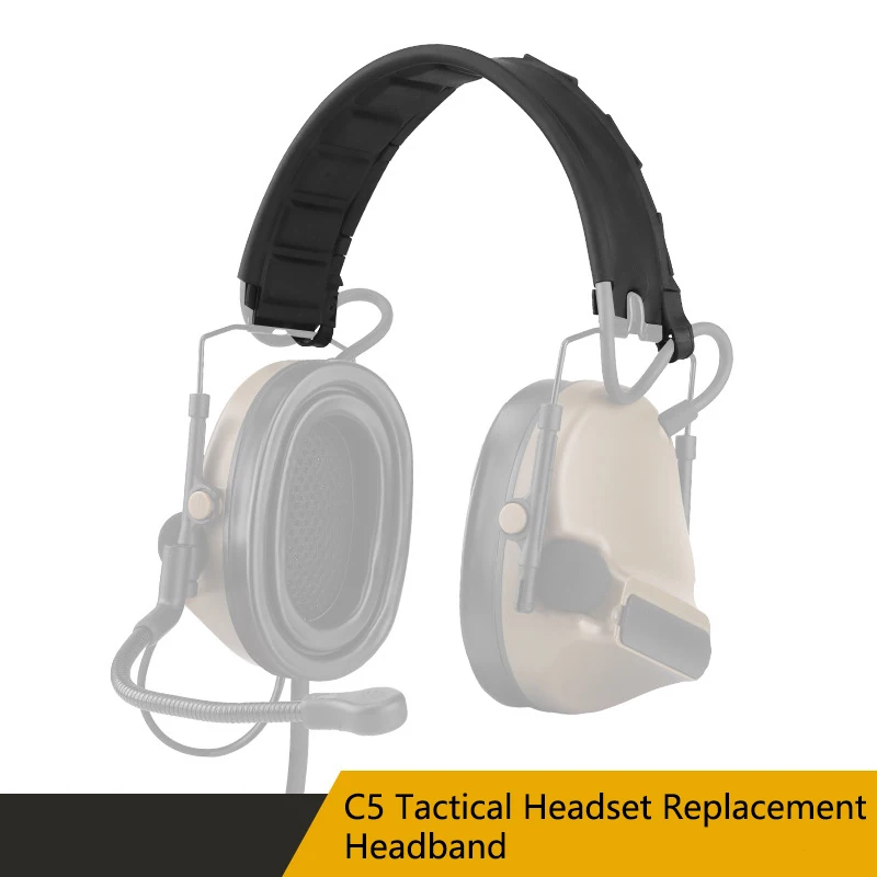 

C5 Tactical Earphone Replacement Headband, Soft and Skin Friendly, Easy to Fold, Easy Installation