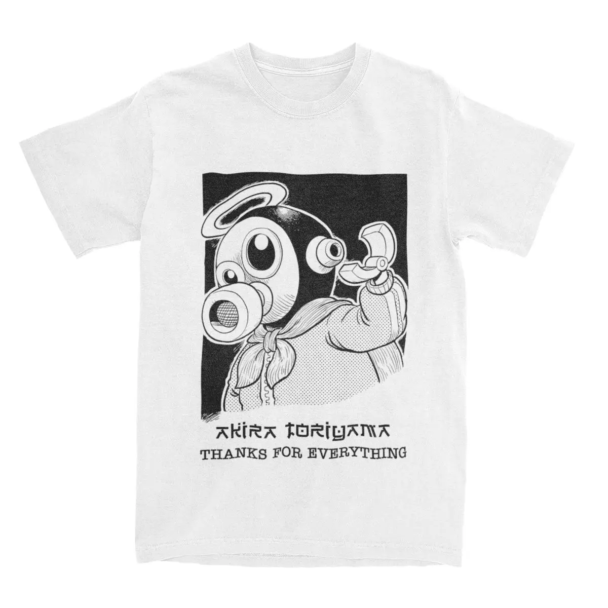 Goodbye Akira Toriyama Men T Shirts Funny Tees Short Sleeve Round Collar T-Shirt 100% Cotton Plus Size Clothes