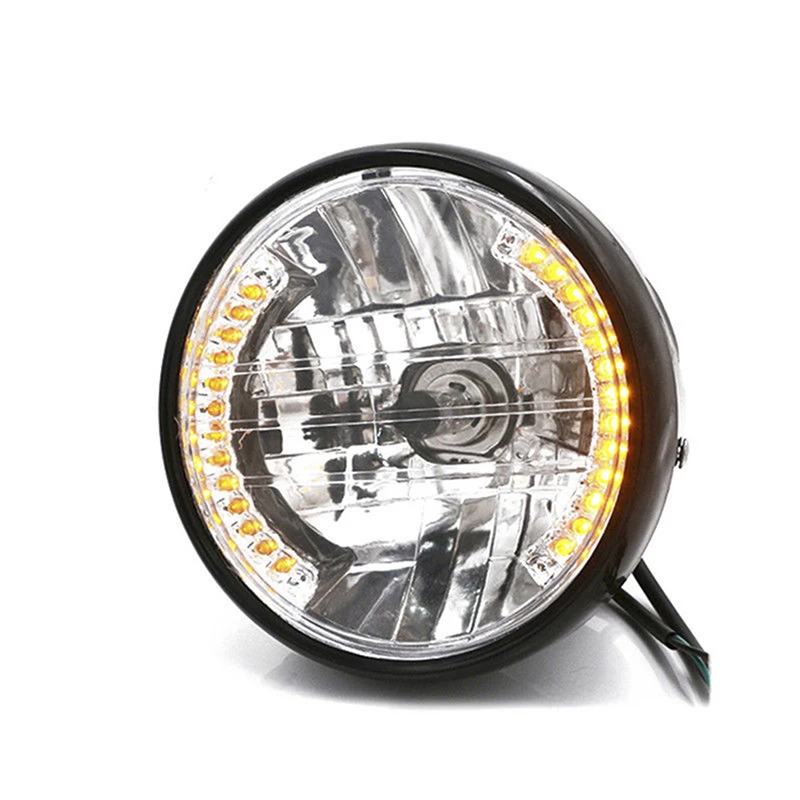 Universal 6.5Inch Motorcycle Headlight LED Turn Signal Light For Motorcycle image 6
