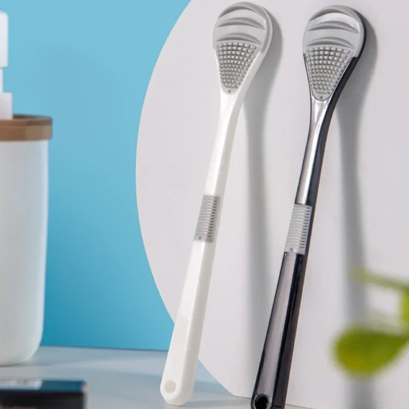 Reusable Tongue Scraper Multi-Color Tongue Cleaning Brush Portable Oral Care Tool for Removing Tongue Buildup  Freshening Breath