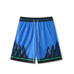 Spodenki sportowe do koszykówki dla dorosłych z bocznymi kieszeniami Club Team Match lub Training Shorts Men Quick Dry Fit Mesh Short Pants